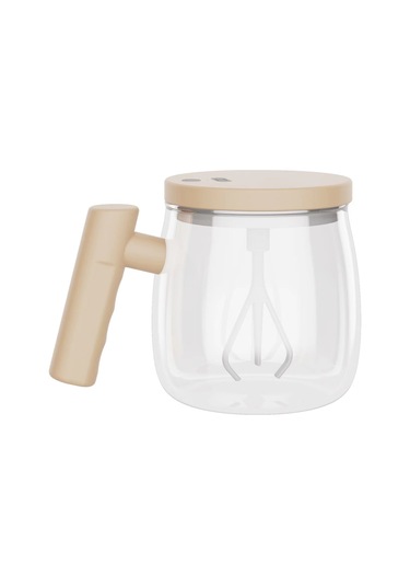 Kosona Elektrikli Cam Karıştırıcı Çubuk - Kahve, Çay, Soya Sütü, Kokteyl İçin Verimli Karıştırma - 10cm Kompakt Tasarım Diğer