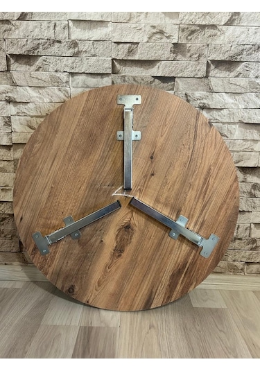 Demirci Civata Ve Hırdavat Katlanabilir Ayaklı Mdf Yer Sofrası 60 Cm - Kahve