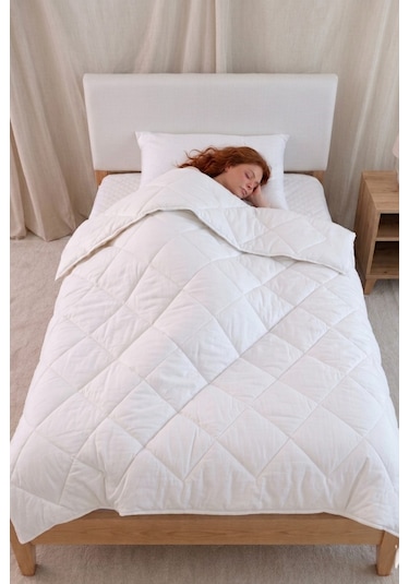 Softhome Primera Microfiber Yorgan Tek Kişilik Beyaz