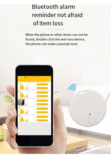 Anjiexun Paket Mini Gps İzleyici Bluetooth 5.0 Kayıp Önleyici Cihaz A