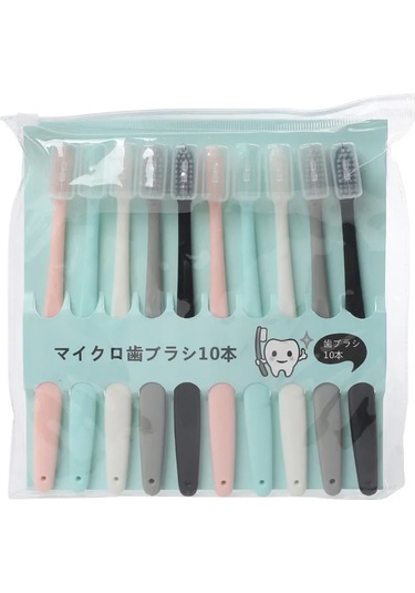 Yuqing 10 Adet Macaron Yumuşak Kıllı Diş Fırçası