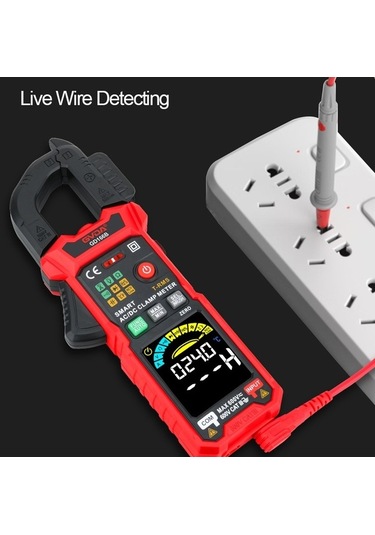 Gvda Gd166b 6000 Sayım Weichuang01 Pens Metre Ac Dc Gerilim True Rms Kelepçe Multimetre Kapasite Ohm Hz Amp Test Cihazı