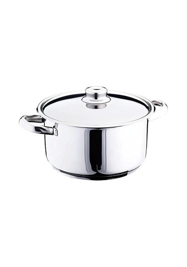 Gülsan Mega 28 Cm Derin Tencere Gümüş