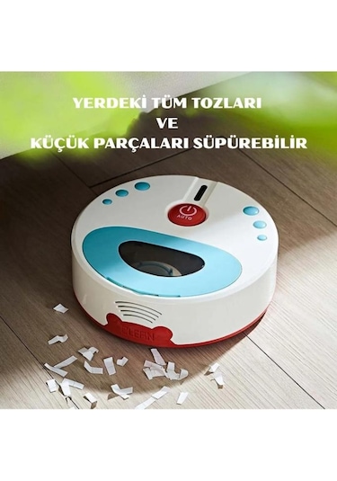 Sweeper Pilli Oyuncak Robot Süpürge