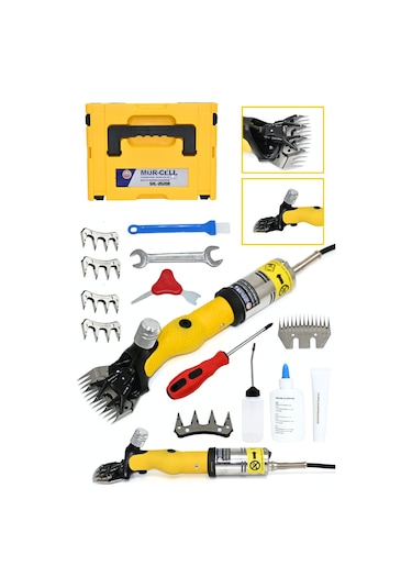 2020b 500 Watt Adaptörlü Koyun Kırpma Makinesi Yedek Bıçaklı