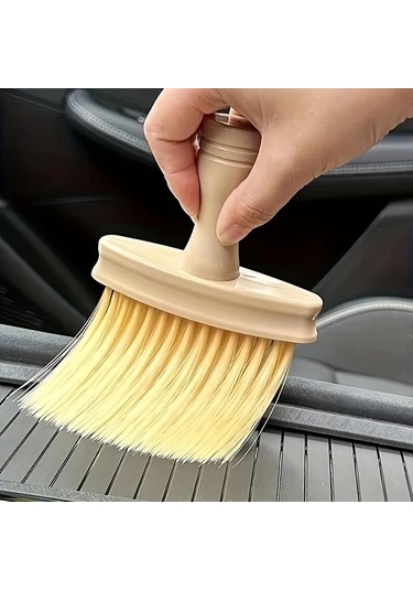 Willowhaven 1 Adet Manuel Toz Alma Fırçası: Ergonomik Sap, Çıkarılabilir Başlık, Çok Yüzeyli Ev Ve Araç Temizliği İçin