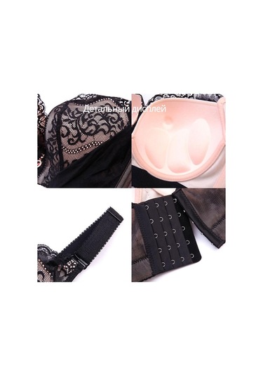 Yeşil Fallsweet Kadın Dantel Sütyen Destekli Balenli Sütyen Artı Boyutu Brasserie 34 İla 50 Yeşil