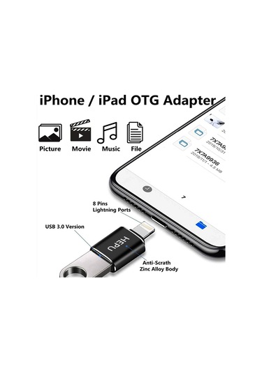 Hepu Hp-z03 Usb-a To Lightning İph Dönüştürücü Adaptör -