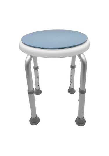 Döndürülebilir Kaymaz Banyo Koltuğu, Yüksekliği Ayarlanabilir, Çok Renkli