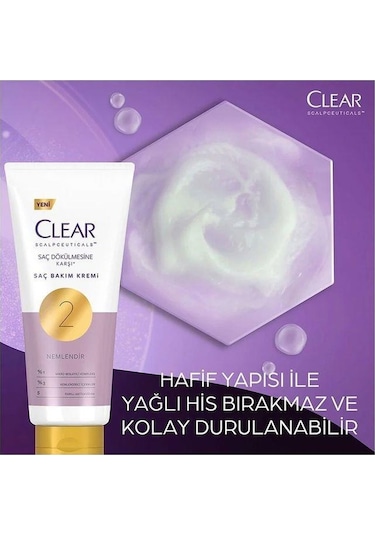 Clear Scalpceuticals Saç Dökülmesine Karşı Saç Bakım Kremi 170 ML