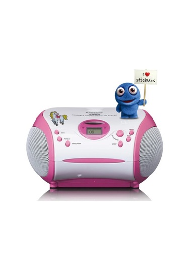 Lenco Scd-24pk Kids - Cd Çalarlı Taşınabilir Stereo Fm Radyo - Pembe
