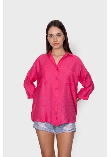 Cepli Salaş Gömlek T1010 Fuşya