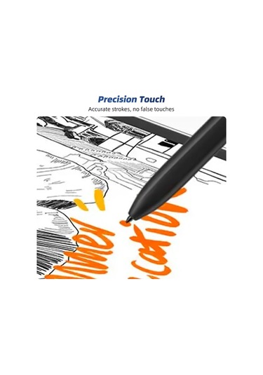 Fonken Samsung Tab S9 FE/S9+/S9 Ultra Uyumlu Yedek Dokunmatik Stylus Kalem Gri