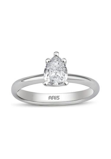 Ariş 0.50 ct. Pırlanta Damla Tektaş Yüzük