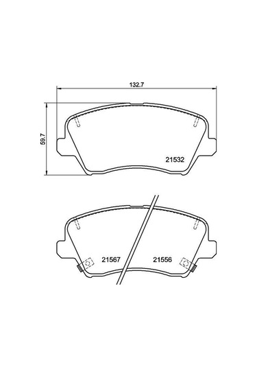 VALEO 670210 Balata Fren Ön (Hyundai: I30 2016- / Kia: Ceed 2018-)