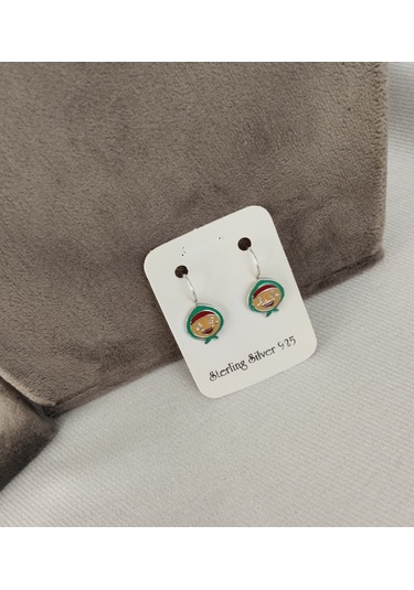 929 Ayar Gümüş Çocuk Küpesi Zarif Ve Güvenli Tasarım Model 6 Gümüş