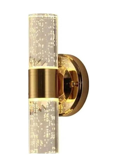 Besthome1 Kristal Duvar Lambası - 8w 3 Renk Dönüşümlü Led, Oturma-yatak Odası Dekor, 220v Beyazışık Beyaz