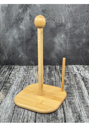 Bambu Kağıt Havluluk Düzenleyici Banyo Peçetelik Bej