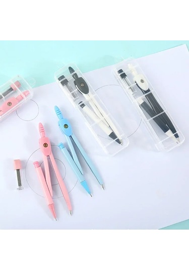 Yeni Pratik Pfofessional Pusula Seti Okul Ofis Çizim Matematik