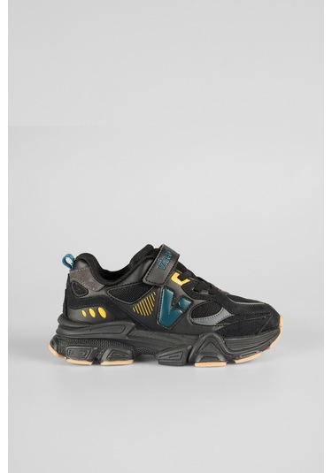 Vicco 346.f25k.200 Wild Patik Phylon Siyah-beyaz Çocuk Spor Ayakkabı Siyah