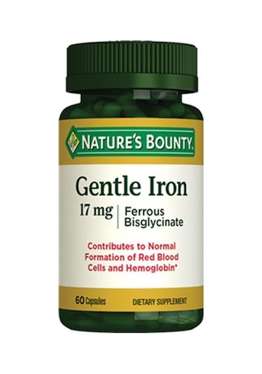 Nature'S Bounty Gentle Iron 17 Mg 60   Kapsül