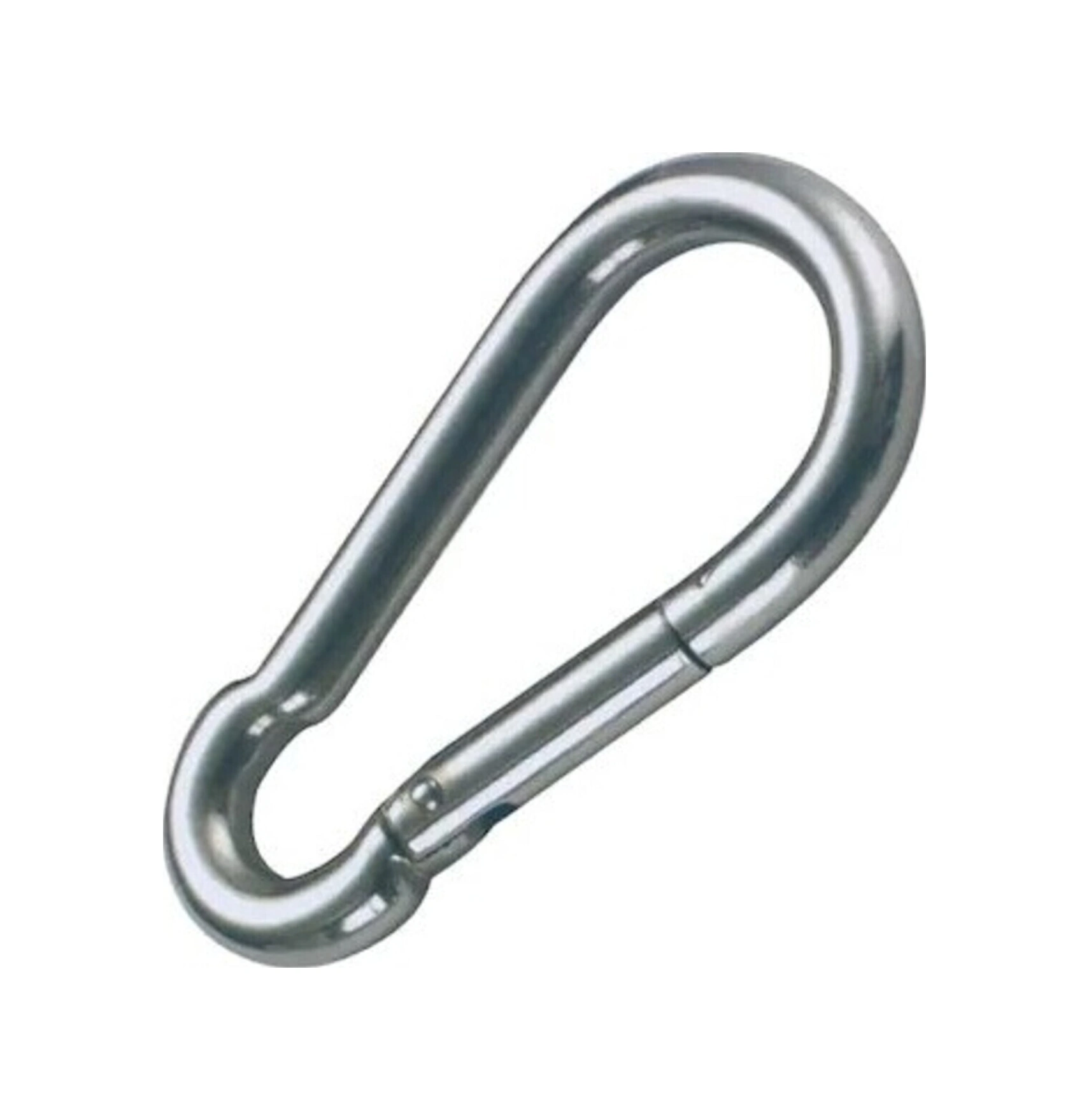 Karabina 4 Mm Yaylı Kanca Çelik Kilit Olta Dağcılık Kamp Malzemeleri Salıncak Anahtar Askı 5 Adet -