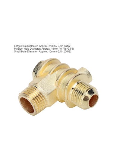 Symbee Zink Alaşımlı 4'lü Pnömatik Hava Kompresörü Geri Dönüş Engeli Valfi - Dahili Dişli Boru Parçaları Ve Araçlar