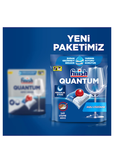 Finish Quantum Hepsi Bir Arada Bulaşık Makinesi Deterjanı 50 Tablet