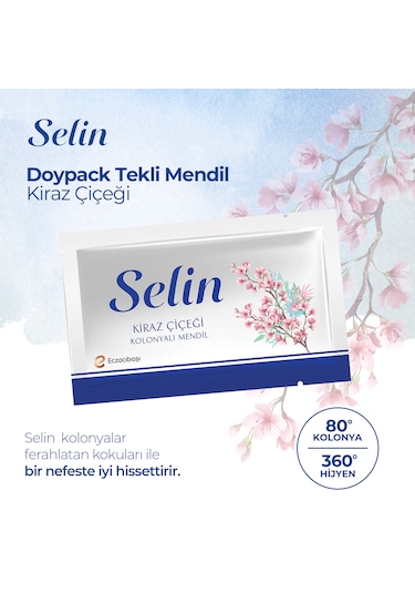 Selin Kolonyalı Mendil - 90 Adet