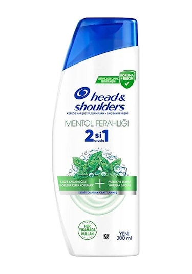 Head&shoulders Şampuan Mentol Ferahlığı 2ın1 300 Ml Beyaz