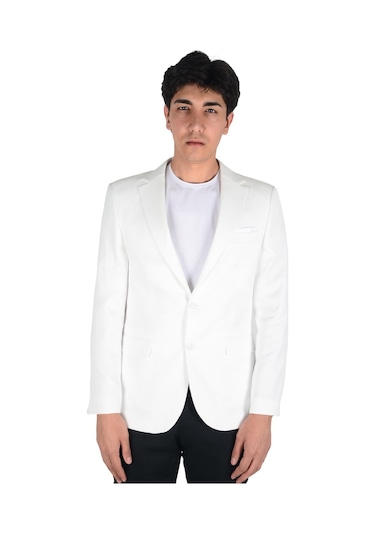 Cengiz İnler Armür Desen Slim Fit Erkek Ceket 001