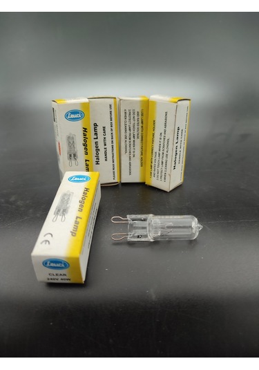 G.9 Halojen Ampul 40 Watt Şeffaf Renkte 5.adetli Paket