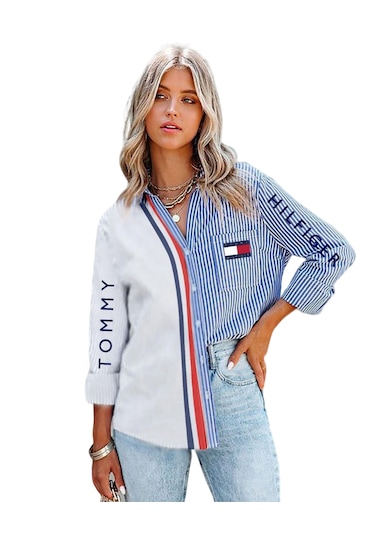Tommyhilfiger Bayan Spor Gömlek Beyaz
