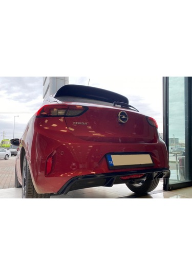 Opel Corsa F Race Difüzör Piano Black Sağ Tek Çıkış 2019