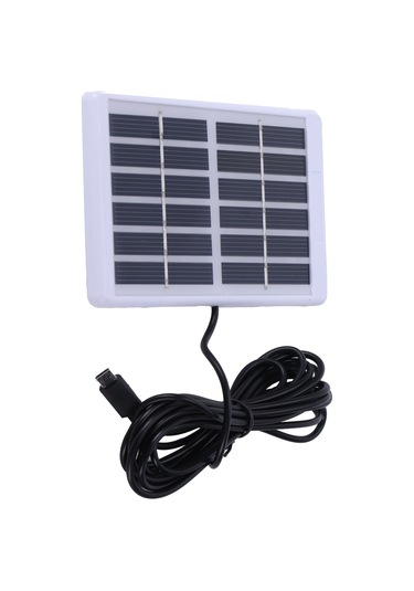 Konesam 1.2w 6v Polikristal Güneş Paneli - Mikro Usb Arayüzlü, Depolama Fonksiyonu Olmadan, Düşük Güçlü Cihazlar İçin