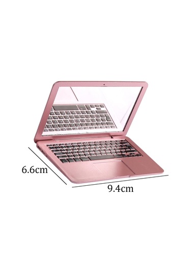 Suntek Makyaj Aynası Mini Ayna Katlanır Dizüstü Çanta Pembe
