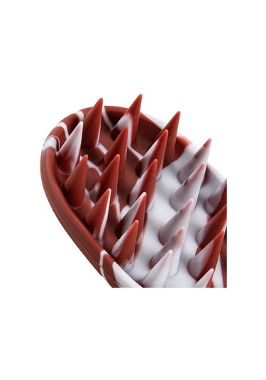 Suntek Saç Derisi Masaj Aleti Yıkama Bakım Fırçası Ev Banyo Kahverengi