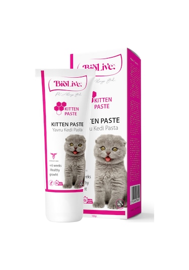 Biolive Yavru Kediler İçin Malt Multivitamin Paste 100 G