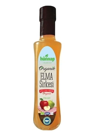 Hünnap Organik Elma Sirkesi 250 ML