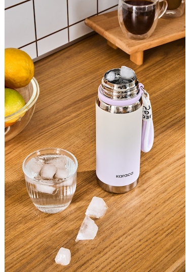 Karaca İnoxis Çelik Sızdırmaz Termos 550 Ml Lila