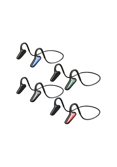 M-d8 Ipx5 Su Geçirmez Kemik Geçişi Bluetooth Asılı Kulak Kablosuz Kulaklık Mavi