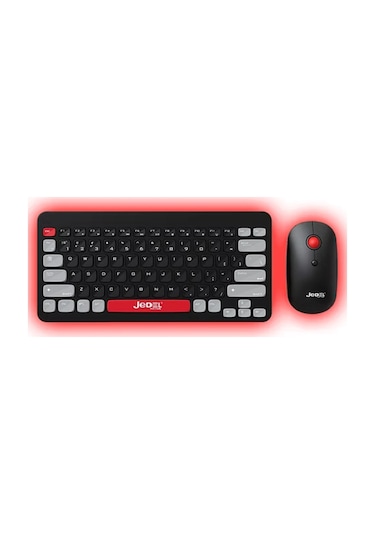 Jedel Ws681b Kablosuz Klavye Mouse Seti - Bluetooth + 2.4ghz Çift Modlu Lazer