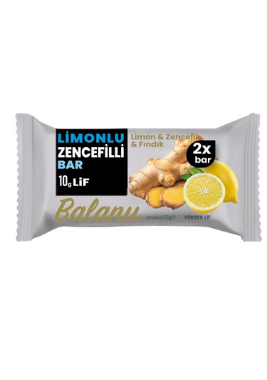 Meyveli Protein Bar Limon & Zencefil 55 Gr