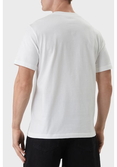 Calvin Klein Erkek T Shirt Lv04lf813g Yaf Beyaz