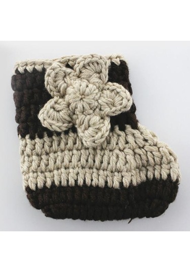 1 Takım Yenidoğan Prop Kostüm Sevimli Çekici Yün Iplik Bebek İçin Bebek Pelerin Kap Giymek Rahat Kahverengi