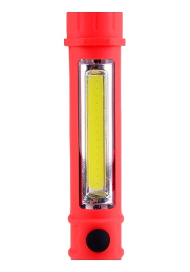 Çok Amaçlı Mıknatıslı Pilli El Feneri Watton  Wt-1905 Kırmızı