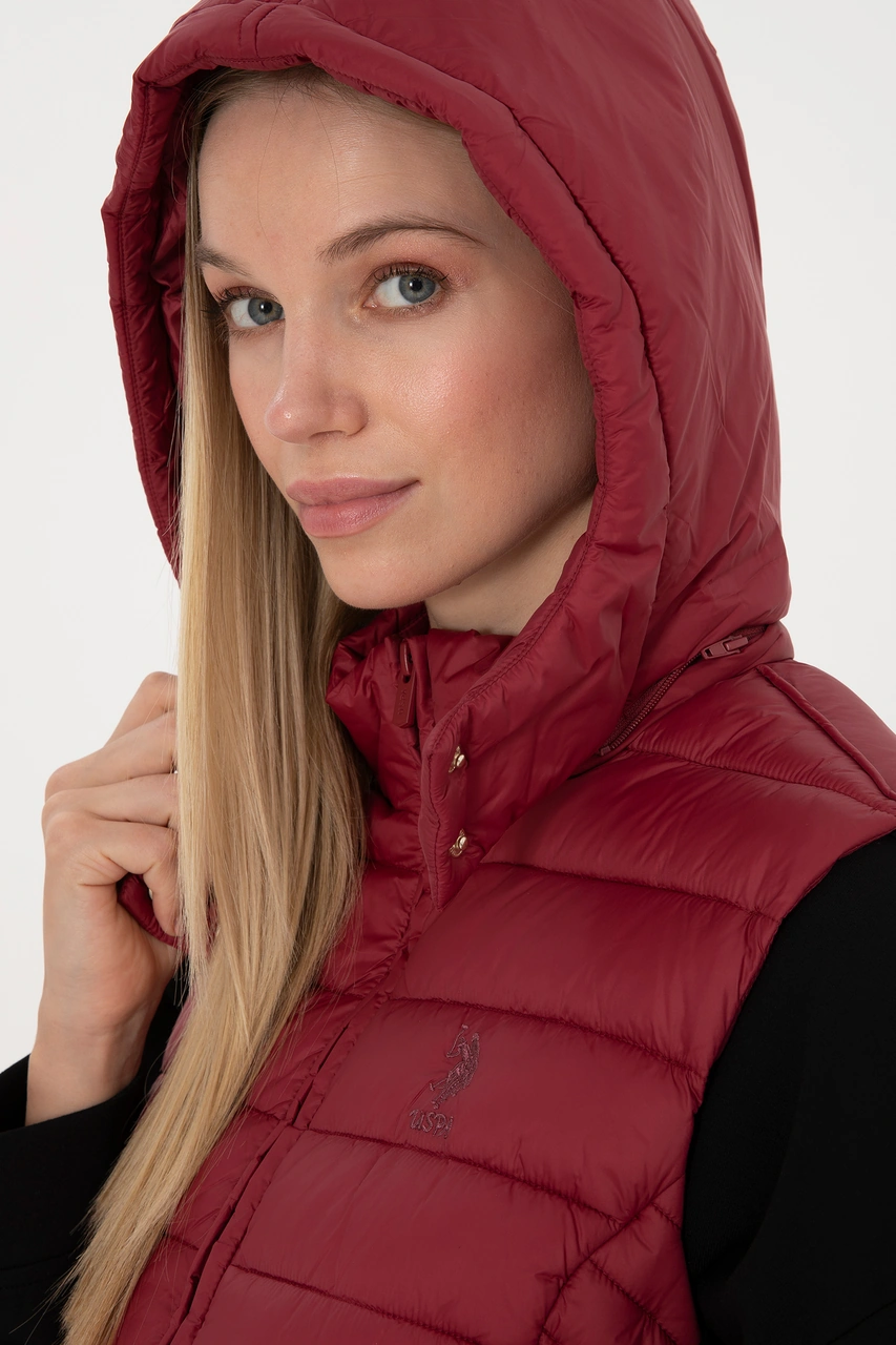 U.s. Polo Assn. Kadın Yelek Dokuma 50307992-vr104 Koyu Frambuaz/dark Raspberry