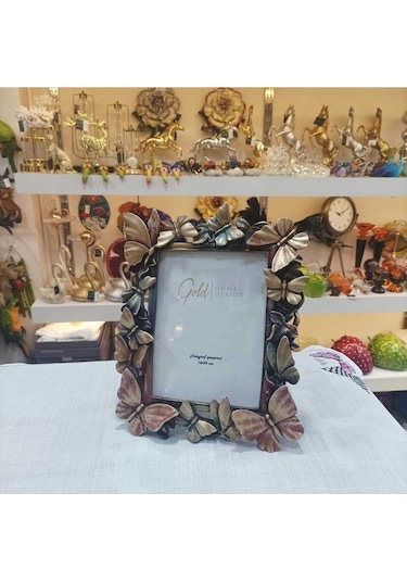 Fotoğraf Çerçevesi Kelebek Desenli 15x20