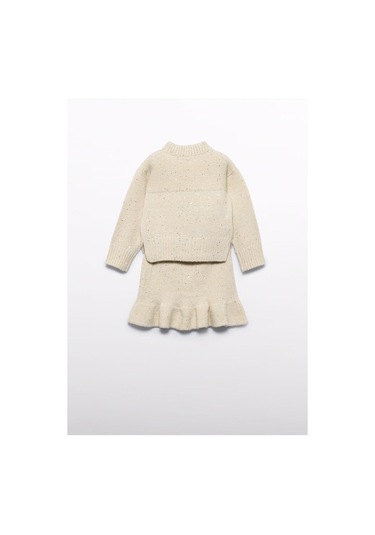 Mayoral Abel&lula Kız Çocuk Triko Etek Takım Bej