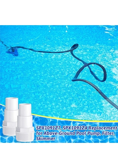 Boru Bağlantı Adaptörü 3,8 Cm/1,5 İnç Dişli Hortum Bağlantı Parçaları Konnektörü